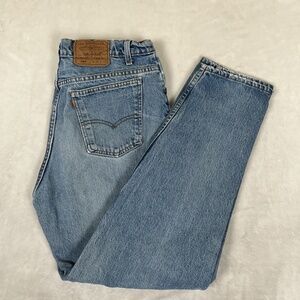 Vintage Levi's 560 Orange Tab Jeans Mens 36x32 Blue Relaxed Tapered Denim USA
